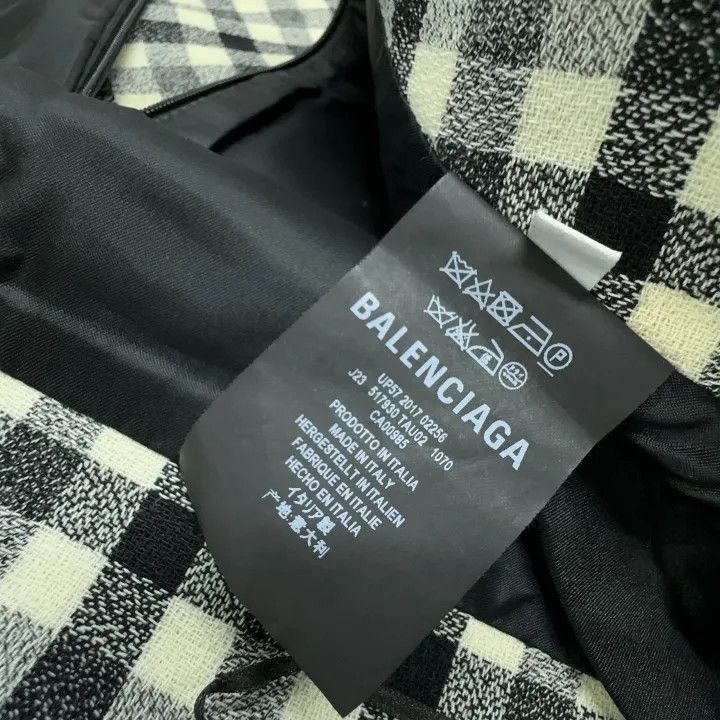 Balenciaga Balenciaga Plaid Split Casual Skirt Size US 38 / EU 54 - 4 Thumbnail