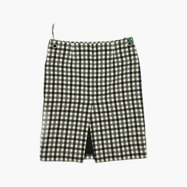 Balenciaga Balenciaga Plaid Split Casual Skirt Size US 38 / EU 54 - 3 Thumbnail