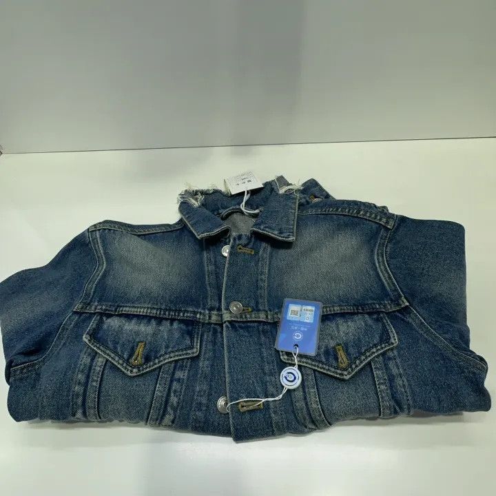 Balenciaga Balenciaga Blue Long Sleeve Denim Jacket Size US L / EU 52-54 / 3 - 8 Thumbnail