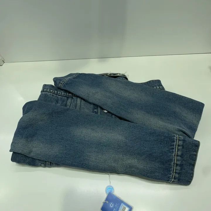 Balenciaga Balenciaga Blue Long Sleeve Denim Jacket Size US L / EU 52-54 / 3 - 7 Thumbnail