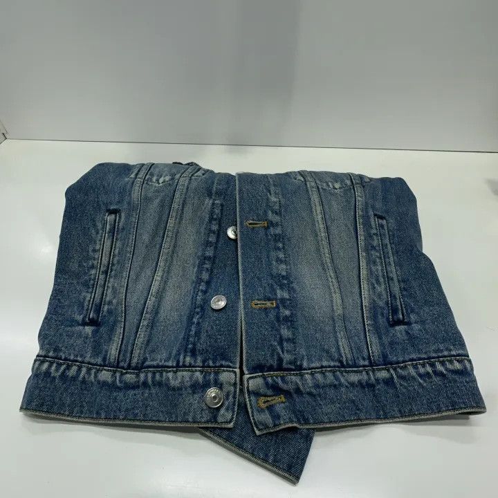 Balenciaga Balenciaga Blue Long Sleeve Denim Jacket Size US L / EU 52-54 / 3 - 11 Thumbnail