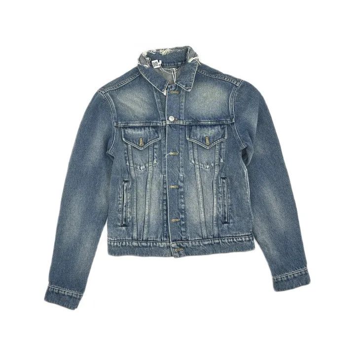 Balenciaga Balenciaga Blue Long Sleeve Denim Jacket Size US L / EU 52-54 / 3 - 2 Thumbnail