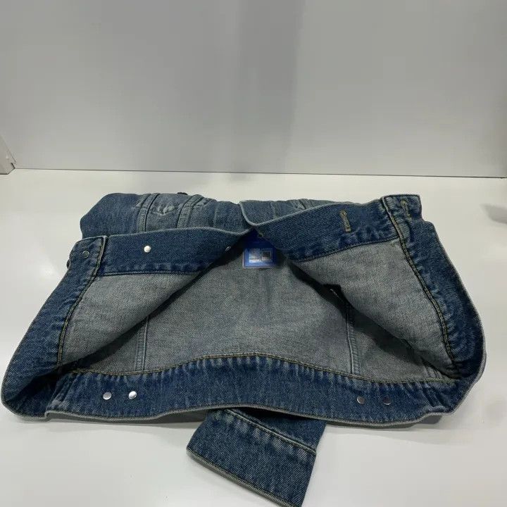 Balenciaga Balenciaga Blue Long Sleeve Denim Jacket Size US L / EU 52-54 / 3 - 12 Thumbnail