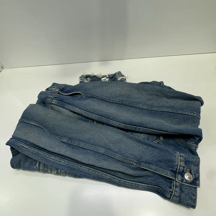 Balenciaga Balenciaga Blue Long Sleeve Denim Jacket Size US L / EU 52-54 / 3 - 9 Thumbnail