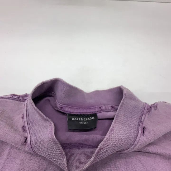 Balenciaga Balenciaga SS25 Logo Half-Turtleneck T-Shirt Size US XS / EU 42 / 0 - 6 Thumbnail
