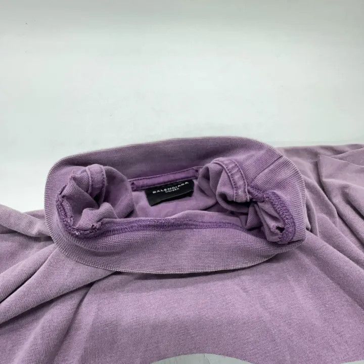 Balenciaga Balenciaga SS25 Logo Half-Turtleneck T-Shirt Size US XS / EU 42 / 0 - 7 Thumbnail