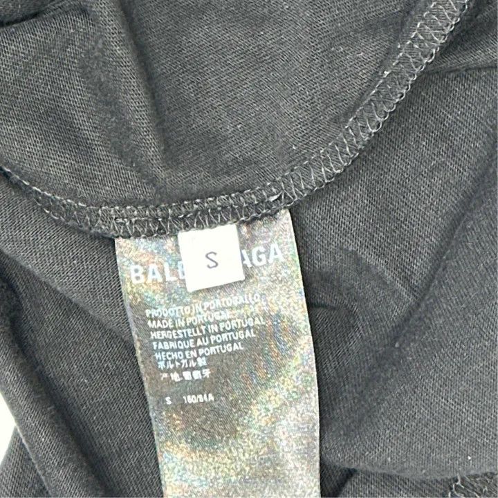 Balenciaga Balenciaga Distressed Graphic Print Short Sleeve T-Shirt Size US S / EU 44-46 / 1 - 2 Thumbnail