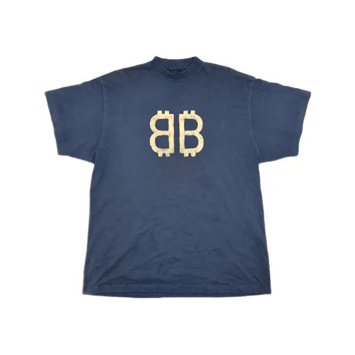 Balenciaga Balenciaga Crypto Letter Print T-Shirt Size US M / EU 48-50 / 2 - 2 Thumbnail