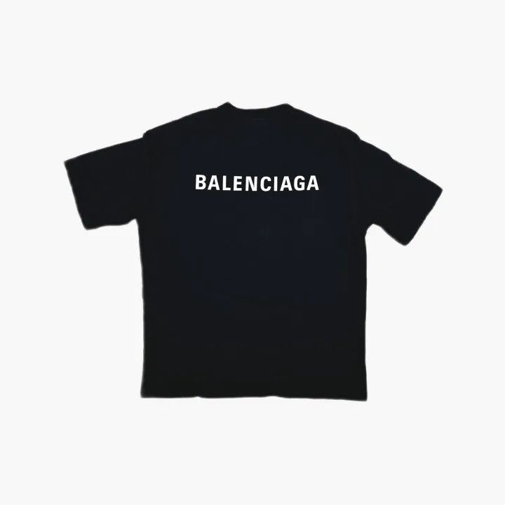 Balenciaga Balenciaga Vintage Logo Black T-Shirt for Men Size US M / EU 48-50 / 2 - 3 Thumbnail