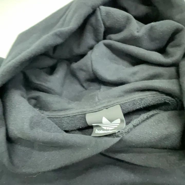 Balenciaga Balenciaga x Adidas Black Hoodie with Logo Size US M / EU 48-50 / 2 - 9 Thumbnail