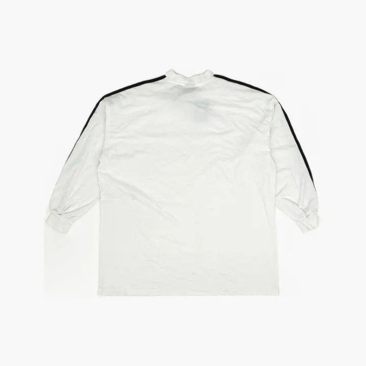 Balenciaga Balenciaga x Adidas Striped Logo Long Sleeve T-Shirt Size US M / EU 48-50 / 2 - 3 Thumbnail