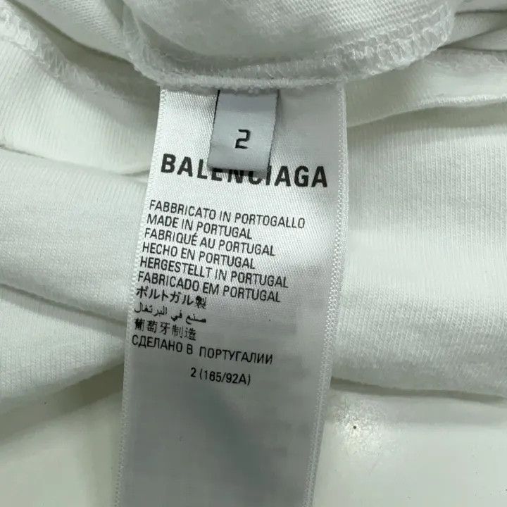 Balenciaga Balenciaga x Adidas Striped Logo Long Sleeve T-Shirt Size US M / EU 48-50 / 2 - 6 Thumbnail