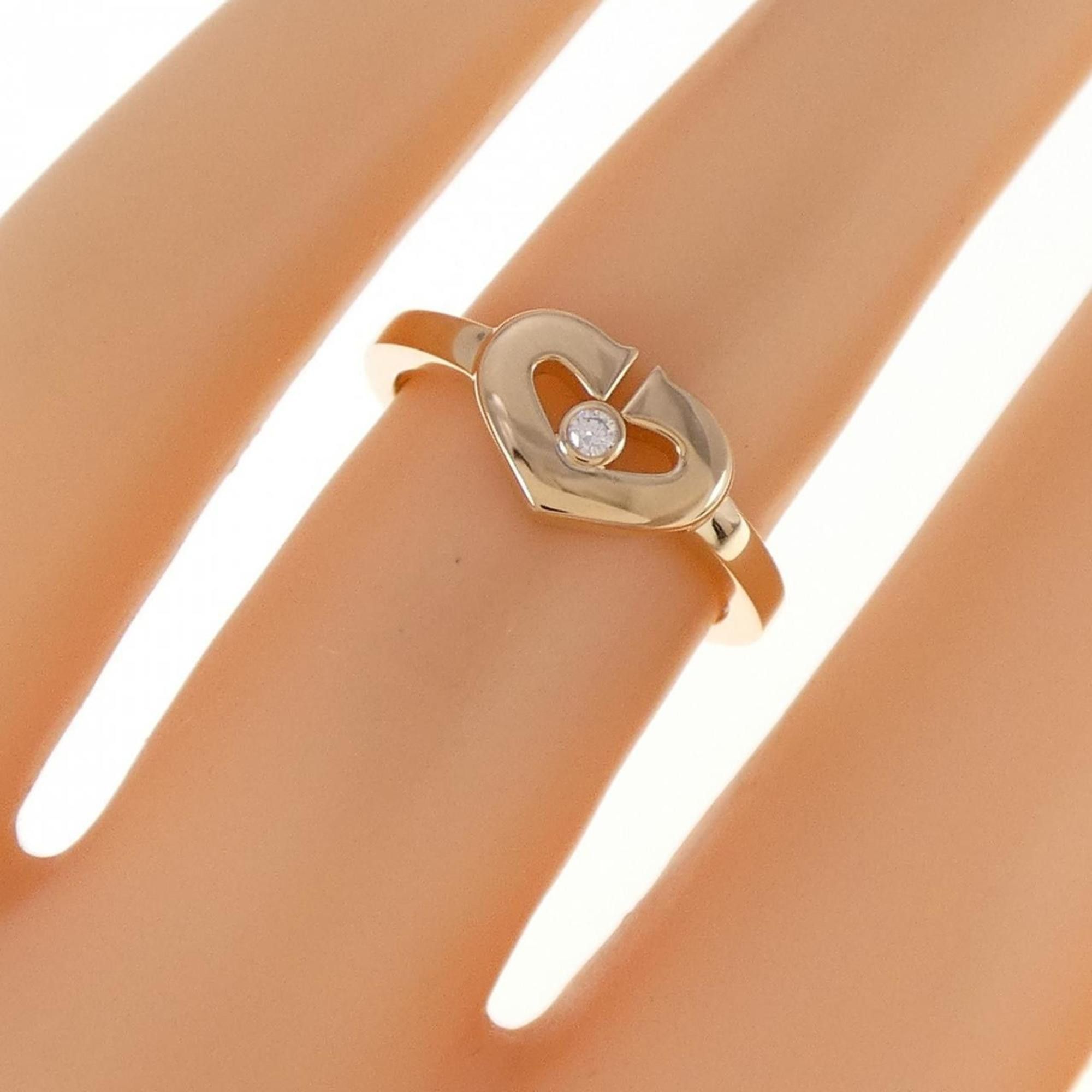 Cartier Cartier C heart ring Size ONE SIZE - 5 Thumbnail