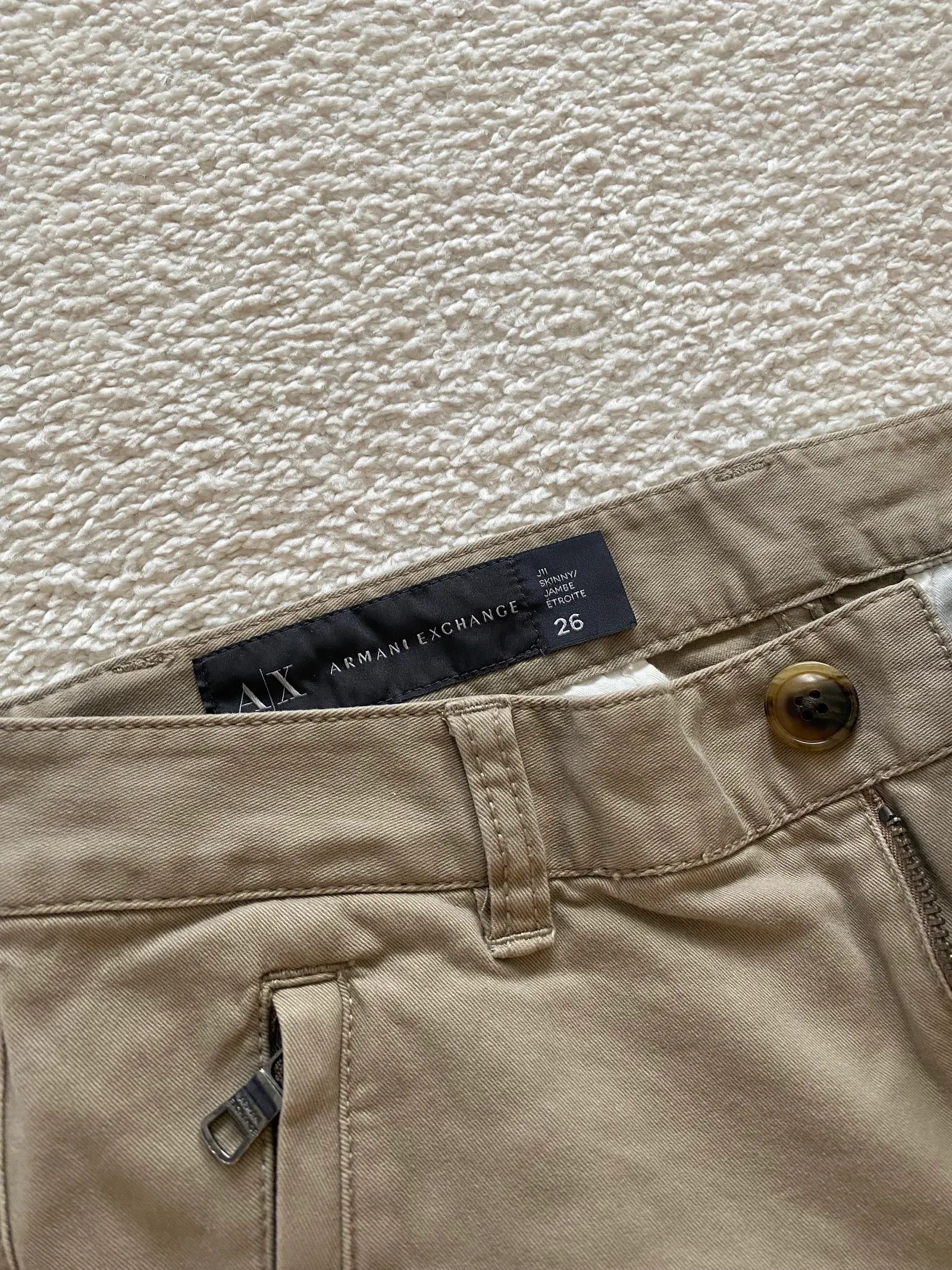 Armani Armani Exchange Skinnet/jambe Etroite Pants Size 26" / US 2 / IT 38 - 2 Thumbnail