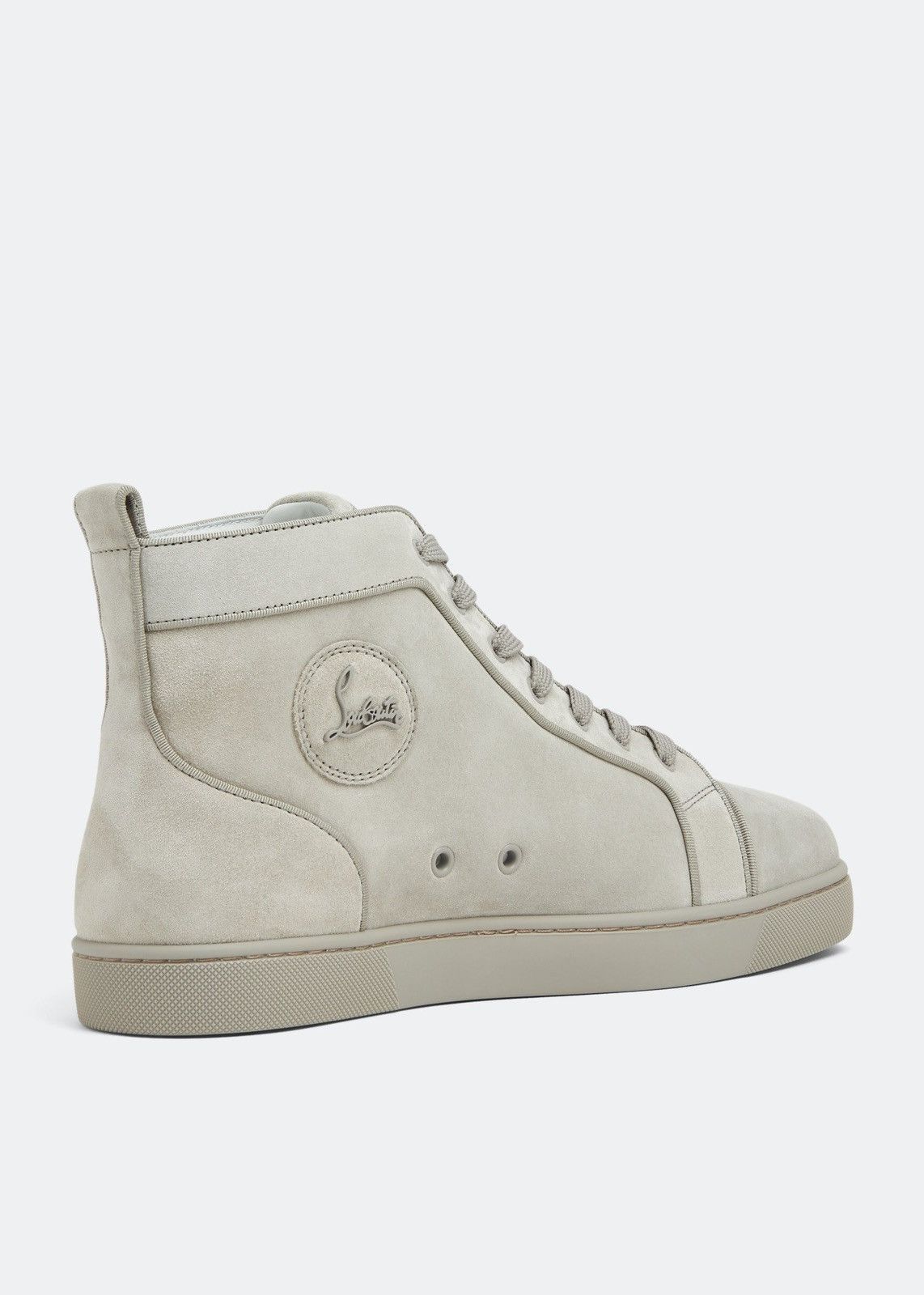 Christian Louboutin louis orlato flat nubuck grey Size US 6 / EU 39 - 3 Thumbnail