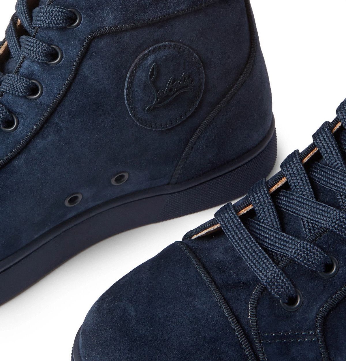 Christian Louboutin louis orlato flat navy Size US 10 / EU 43 - 5 Thumbnail