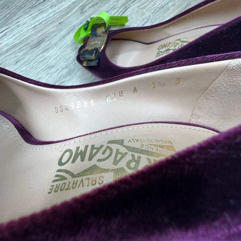 Salvatore Ferragamo Ferragamo Burgundy High Heels Size 36 Size US 7 / IT 37 - 5 Thumbnail