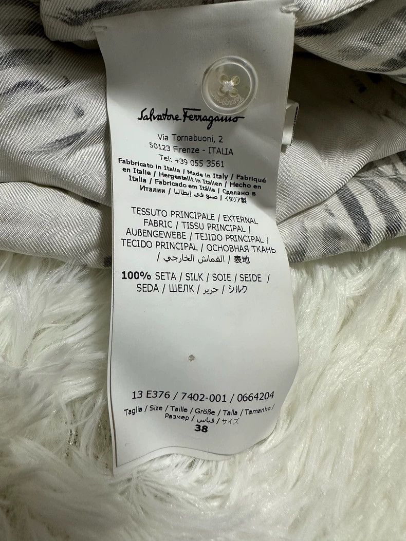 Salvatore Ferragamo Ferragamo Women's Shirt with Floral Design Size M / US 6-8 / IT 42-44 - 5 Thumbnail