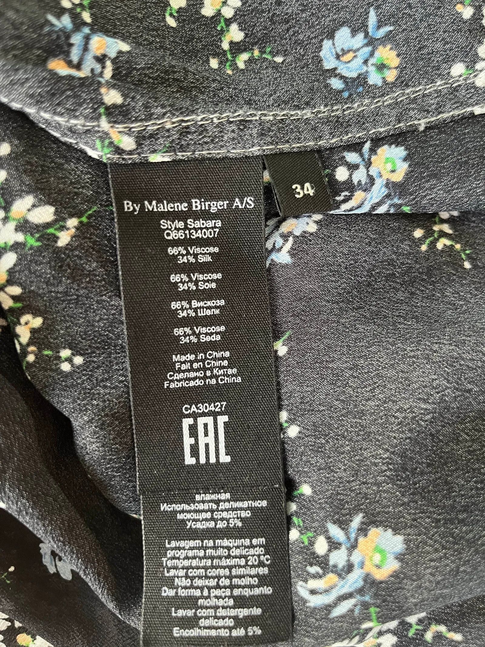 By Malene Birger By Malene Birger Sabara Blouse Size XS / US 0-2 / IT 36-38 - 4 Thumbnail