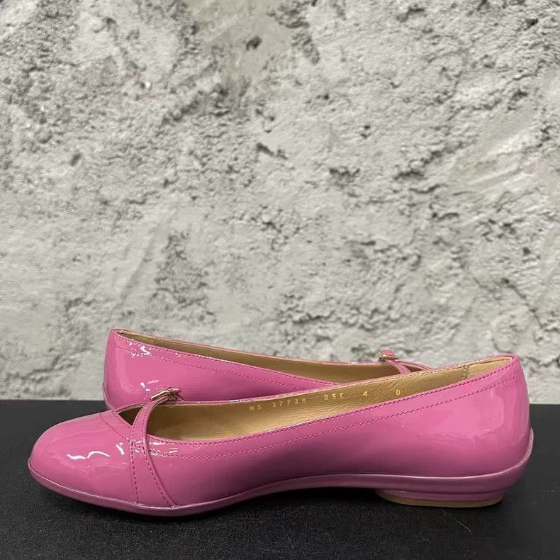 Salvatore Ferragamo Ferragamo Pink Ballerina Flats Size 4-yf Size US 4 / IT 34 - 5 Thumbnail