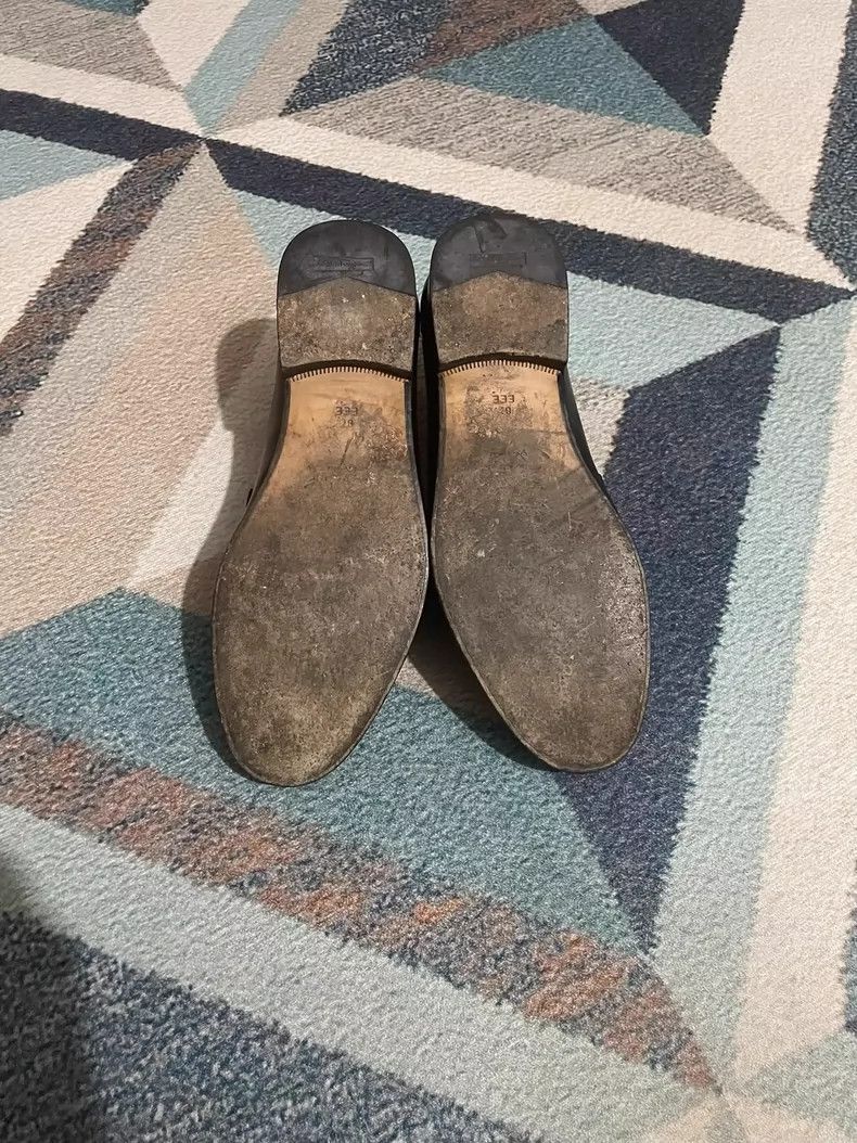 Salvatore Ferragamo Ferragamo Men's Casual Leather Shoes Size 42.5-yf Size US 10.5 / EU 43-44 - 7 Thumbnail