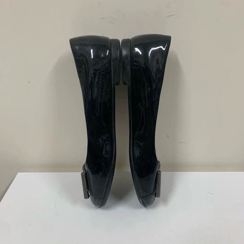 Salvatore Ferragamo Ferragamo Black Flat Shoes Size 5.5 Size US 5 / IT 35 - 5 Thumbnail