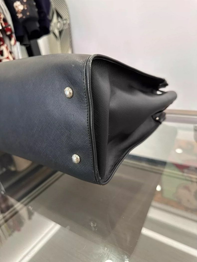 Salvatore Ferragamo Ferragamo Black and Silver Document Bag 36cm Size ONE SIZE - 6 Thumbnail