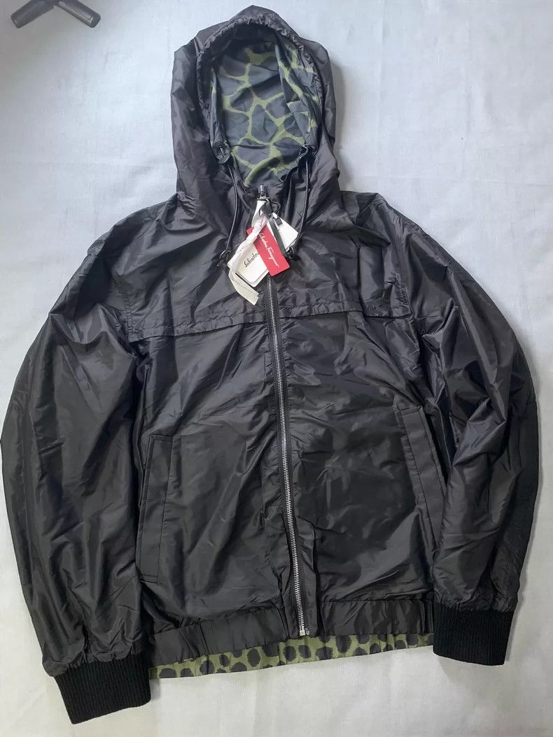 Salvatore Ferragamo Double-Sided Hooded Jacket with Camouflage Pattern Size US M / EU 48-50 / 2 - 3 Thumbnail
