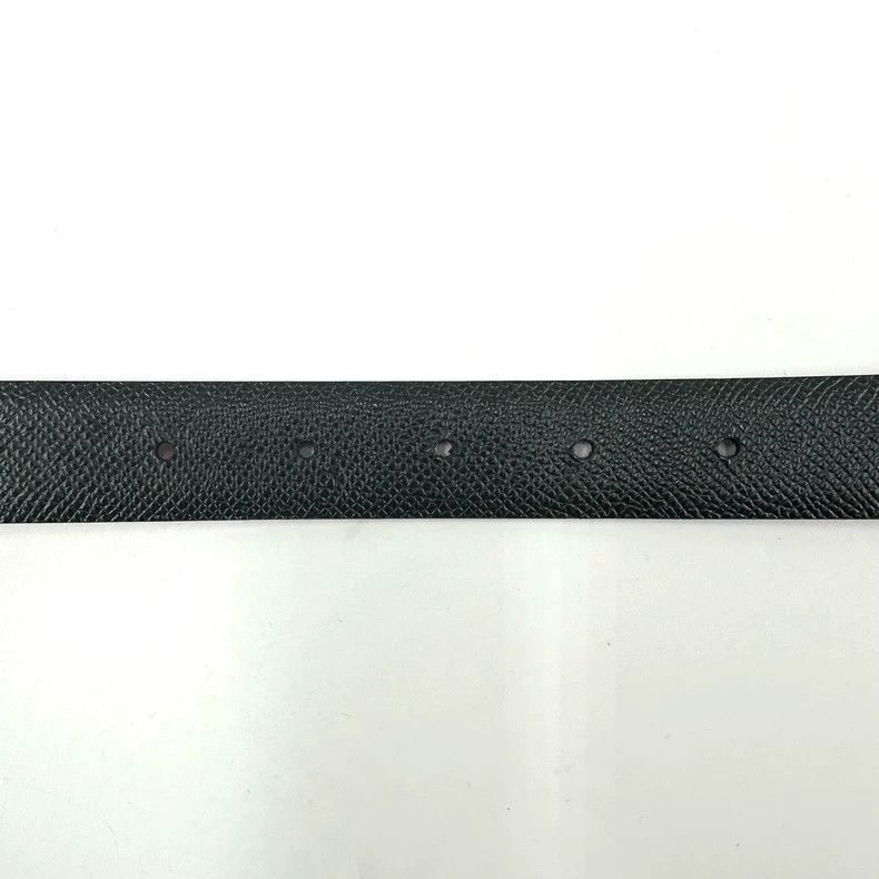 Salvatore Ferragamo Ferragamo Black Reversible Leather Belt Size ONE SIZE - 8 Thumbnail