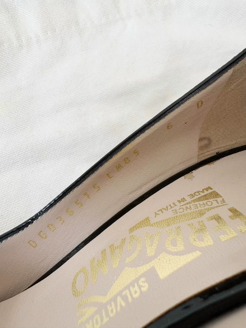 Salvatore Ferragamo Ferragamo Black Heels Size 36 Women Size US 6 / IT 36 - 3 Thumbnail
