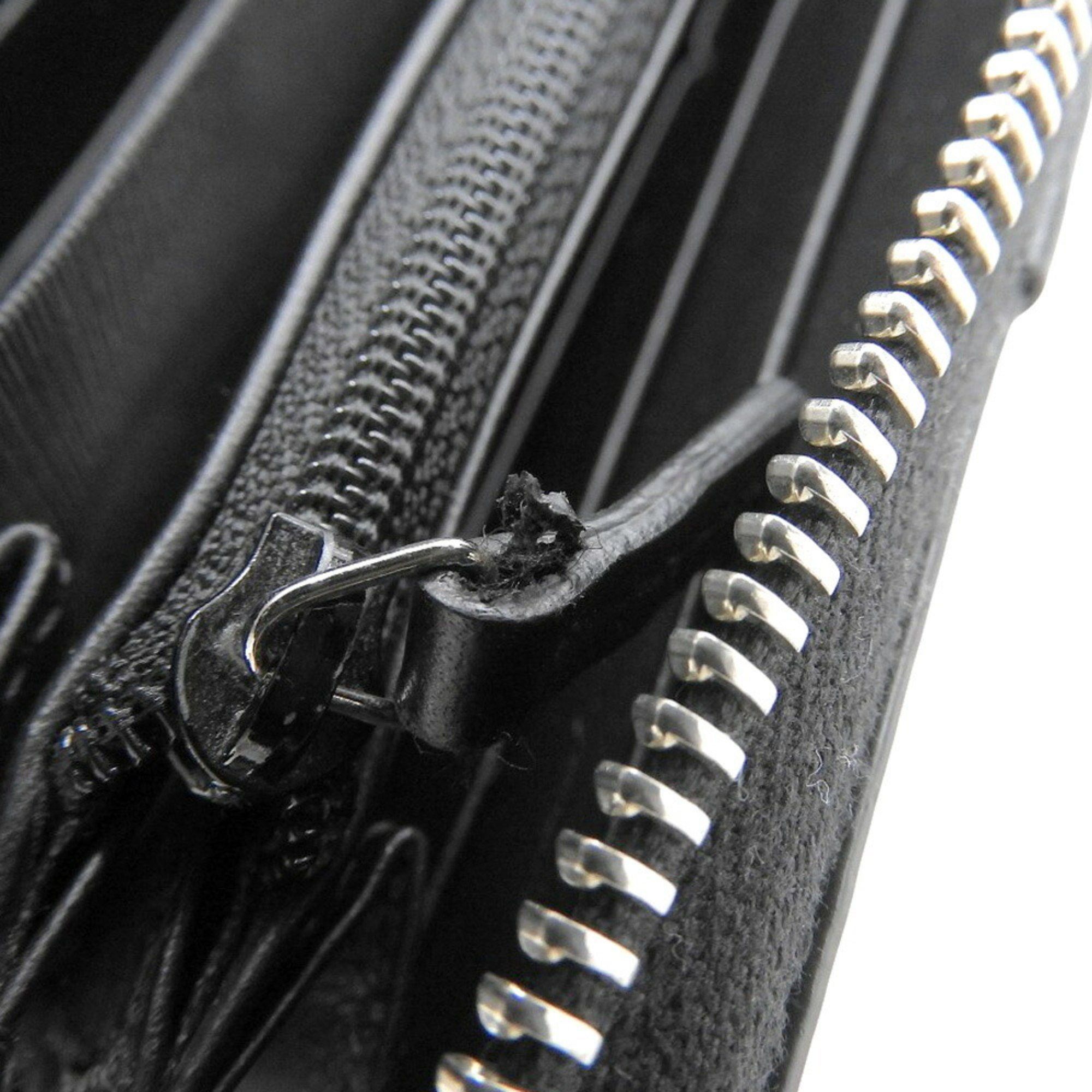 Gucci Like new Gucci GG Supreme round long wallet 451249 2067 beige black Size ONE SIZE - 7 Thumbnail