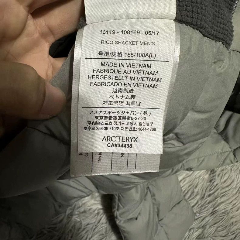 Arc'teryx Arcteryx Rico Shacket Puffer Jacket Light Gray Size US L / EU 52-54 / 3 - 5 Thumbnail