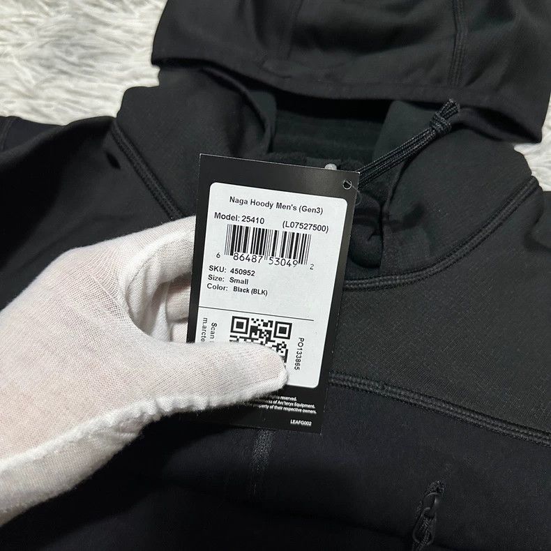 Arc'teryx Arcteryx Naga Hoody Leaf Gen3 Black Size US S / EU 44-46 / 1 - 3 Thumbnail