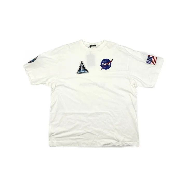 Balenciaga Balenciaga x NASA Unisex White T-Shirt Size US L / EU 52-54 / 3 - 2 Thumbnail