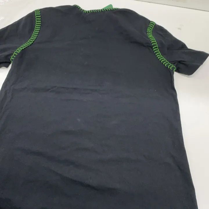 Bottega Veneta Bottega Veneta Black Pullover T-Shirt with Green Details Size S / US 4 / IT 40 - 10 Thumbnail