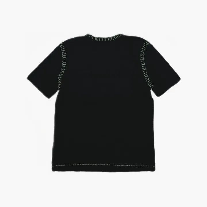 Bottega Veneta Bottega Veneta Black Pullover T-Shirt with Green Details Size S / US 4 / IT 40 - 3 Thumbnail