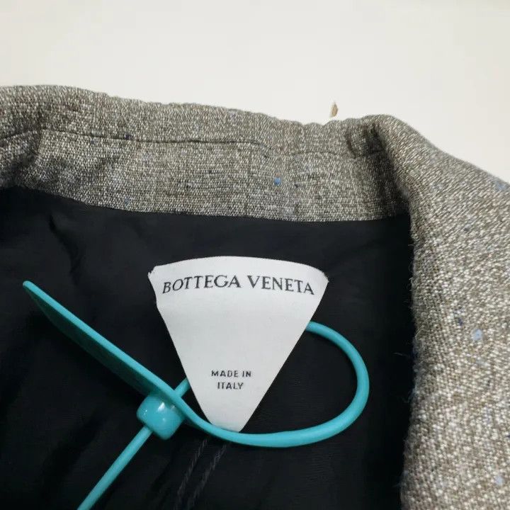 Bottega Veneta Bottega Veneta Brown Slim-Fit V-Neck Blazer Size S / US 4 / IT 40 - 3 Thumbnail