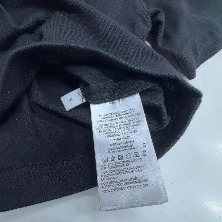 Bottega Veneta Bottega Veneta Black Loose Short Sleeve T-Shirt Size S / US 4 / IT 40 - 4 Thumbnail