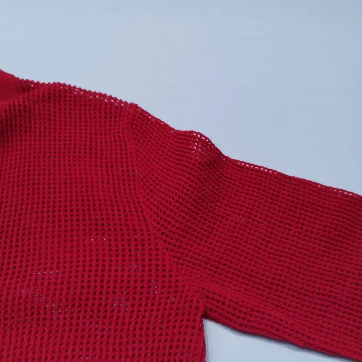 Bottega Veneta Bottega Veneta SS21 Red Cardigan for Women Size M / US 6-8 / IT 42-44 - 8 Thumbnail