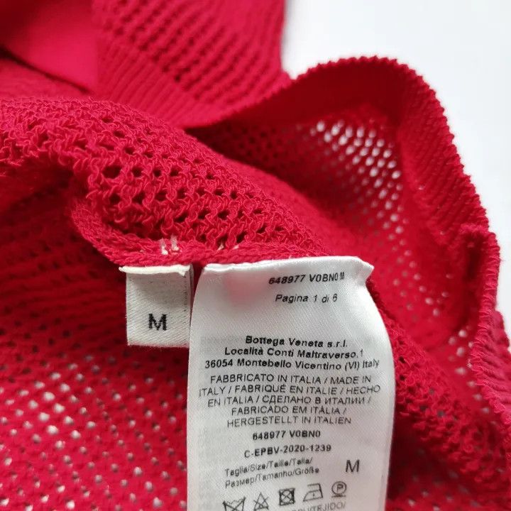 Bottega Veneta Bottega Veneta SS21 Red Cardigan for Women Size M / US 6-8 / IT 42-44 - 6 Thumbnail