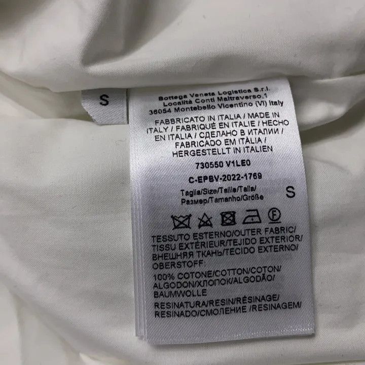 Bottega Veneta Bottega Veneta White Detachable Hooded Jacket Size S / US 4 / IT 40 - 5 Thumbnail