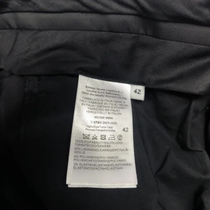 Bottega Veneta Bottega Veneta SS22 Black Cargo Pants for Women Size 42" / US 20 - 4 Thumbnail