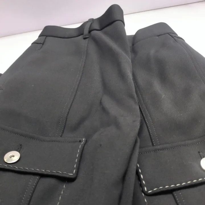 Bottega Veneta Bottega Veneta SS22 Black Cargo Pants for Women Size 42" / US 20 - 8 Thumbnail