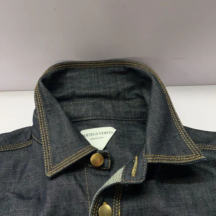 Bottega Veneta Bottega Veneta Women's Button-Up Shirt in Blue Size S / US 4 / IT 40 - 8 Thumbnail