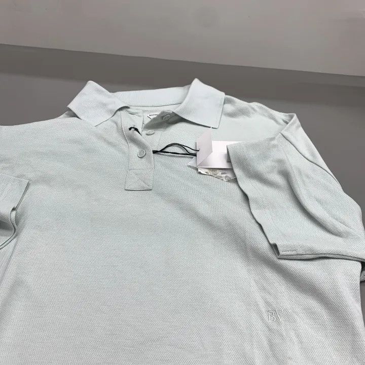 Bottega Veneta Bottega Veneta Casual Crop Polo Shirt in Light Green Size S / US 4 / IT 40 - 2 Thumbnail