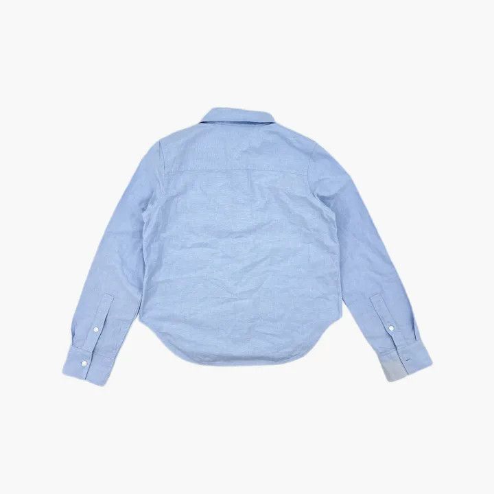 Bottega Veneta Bottega Veneta Blue Long Sleeve Button-Up Shirt Size L / US 10 / IT 46 - 3 Thumbnail