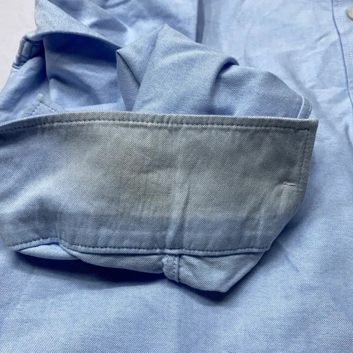 Bottega Veneta Bottega Veneta Blue Long Sleeve Button-Up Shirt Size L / US 10 / IT 46 - 10 Thumbnail