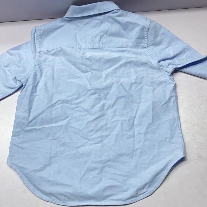 Bottega Veneta Bottega Veneta Blue Long Sleeve Button-Up Shirt Size L / US 10 / IT 46 - 13 Thumbnail