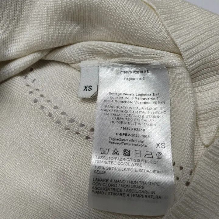 Bottega Veneta Bottega Veneta Knitted Long Sleeve Top for Women Size XS / US 0-2 / IT 36-38 - 5 Thumbnail