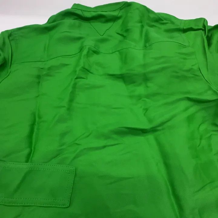 Bottega Veneta Bottega Veneta SS22 Green Long Sleeve Shirt Size M / US 6-8 / IT 42-44 - 7 Thumbnail